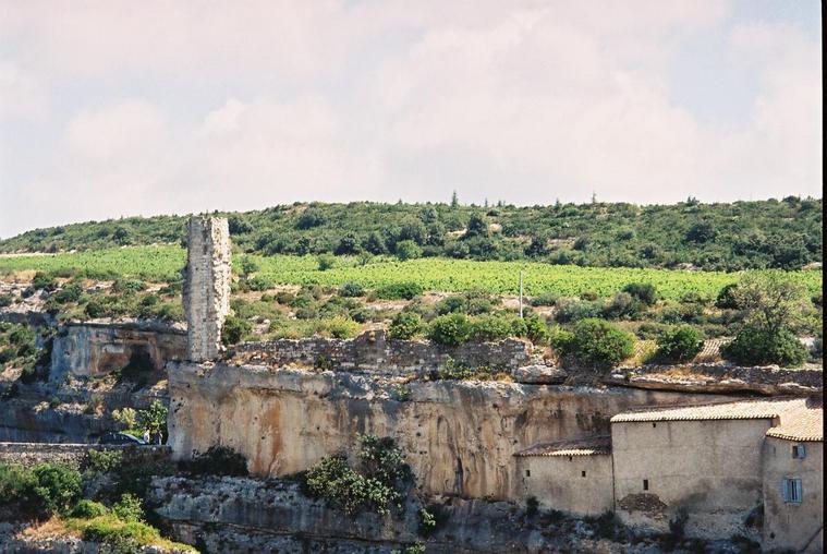 Les ruines du château de Minerve
