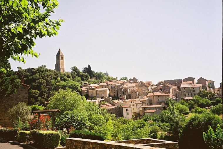 Olargues. Vue générale.
