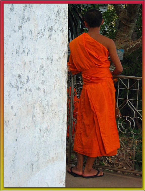 Le moine songeur, attitude du Laos
moine songeur
