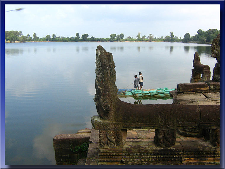 Srah Srang et son bassin
Srah Srang signifie "bain royal"
