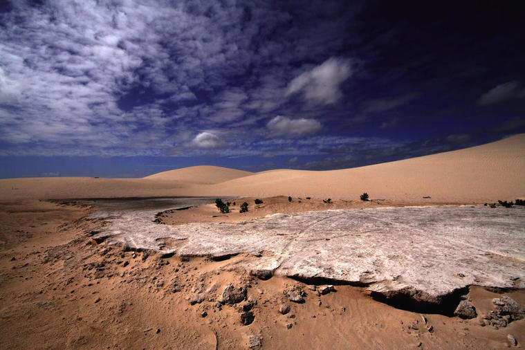 Ciel et désert en Australie
