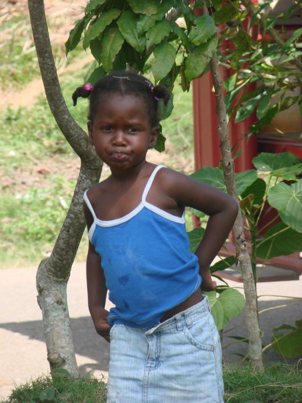 Fillette République dominicaine
