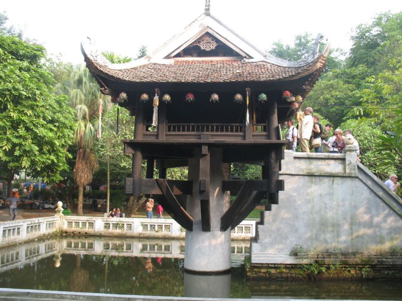 La pagode à pilier unique, Hanoï (Vietnam)

