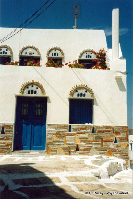 Tinos, typicité de l'architecture locale - Grèce