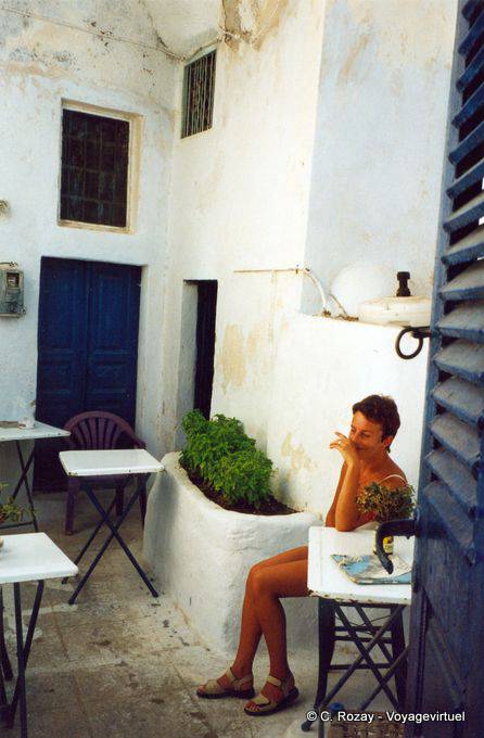 Café du matin, Santorin - Grèce