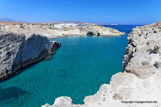Fjord local, Milos, Papafragas Phylakopi - Grèce
