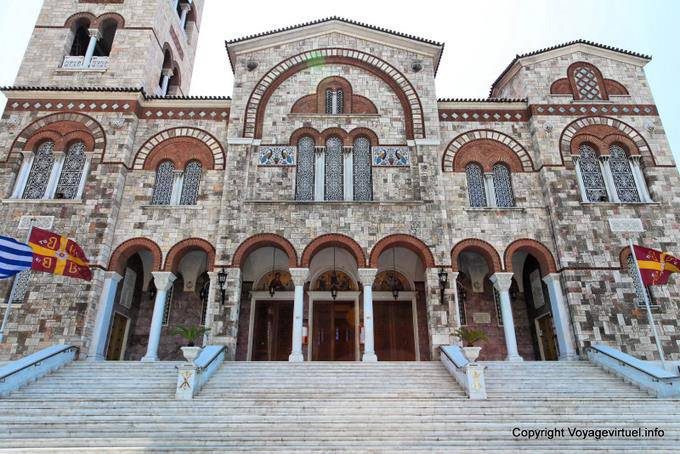 Le Pirée, façade d'Agia Triada - Grèce