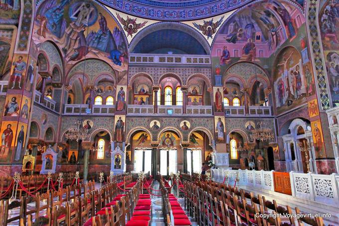 Le Pirée, peintures de l'église Agia Triada - Grèce