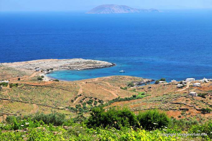 Sérifos, Platis Gialos, vue panoramique - Grèce