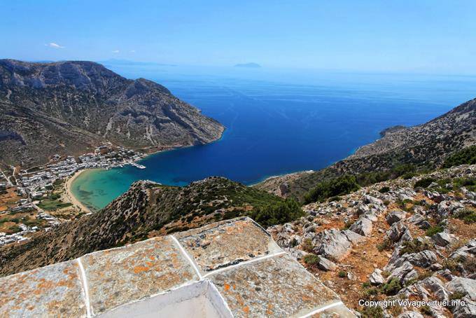 Sifnos, Agios Symeon, Panorama sur Kamares - Grèce