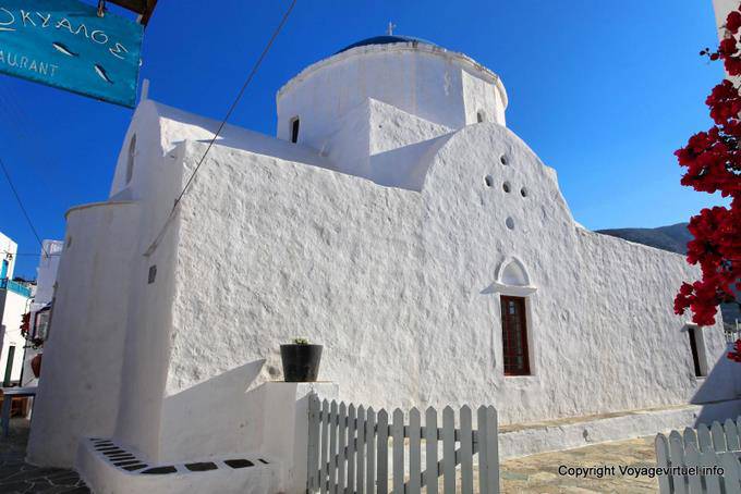 Sifnos, Apollonia Stavros, ancienne église - Grèce