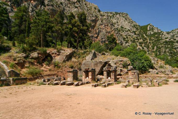 Départs du stade, Delphes - Grèce