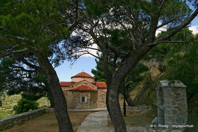 Chapelle extérieure, Monastère d'Osios Loukas - Grèce