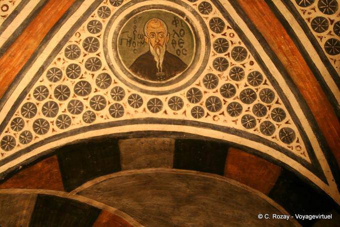 Peintures d'Aghia Varvara, monastère de saint Luc - Grèce