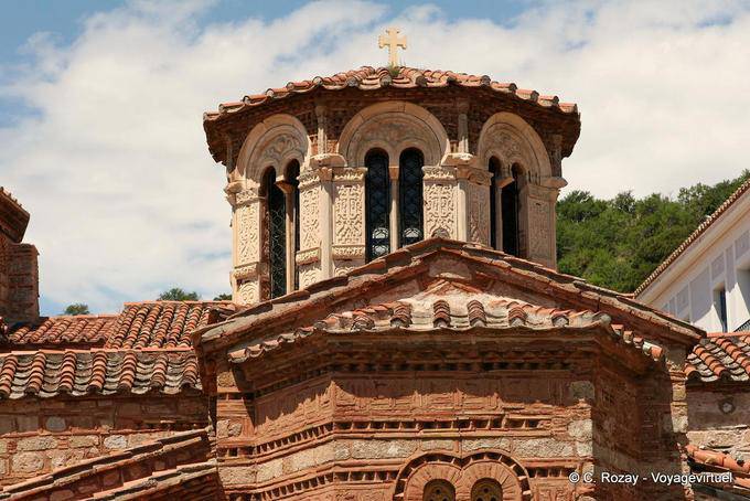 Détails byzantins, Monastère d'Osios Loukas - Grèce