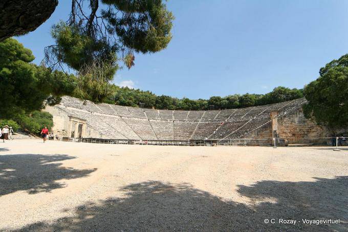 Vue du Théâtre d'Épidaure - Grèce