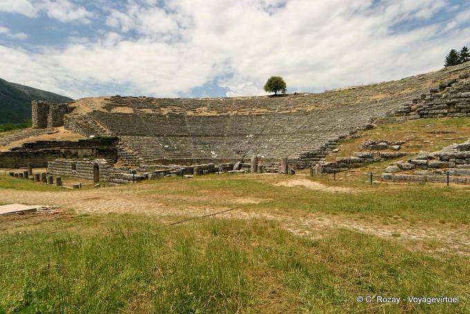 Panoramique du Théâtre de Dodone (Δωδώνη) - Grèce
