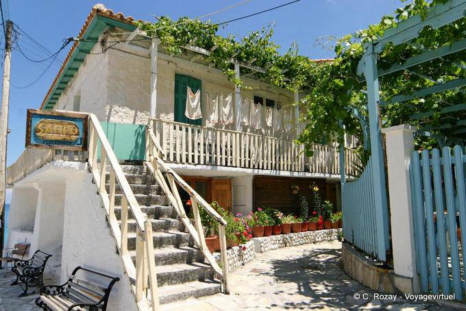 Maison au balcon, Leucade, Aghios Nikitas - Grèce