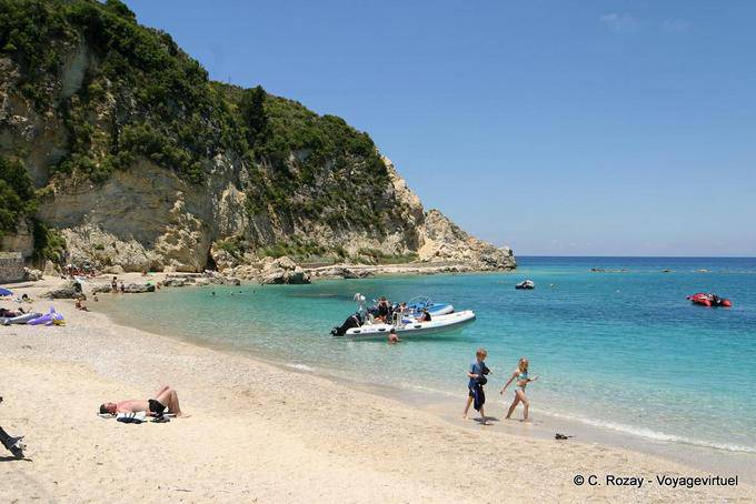 Superbe plage d'Agios Nikitas, Lefkada - Grèce