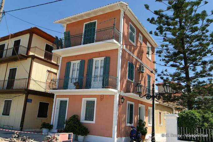 Habitation colorée, Levkas, Leucade - Grèce