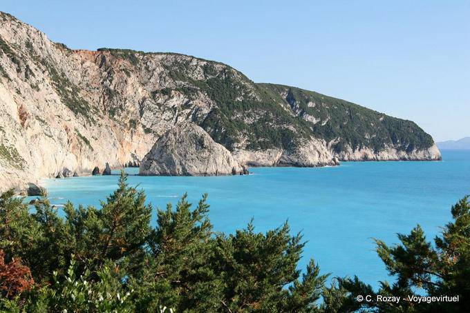 Paysage de Leucade, Porto Katsiki - Grèce