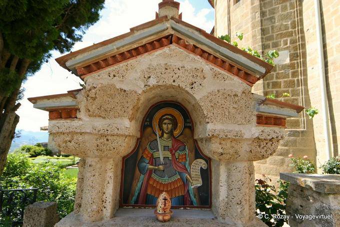 Ange à l'épée, Monastère Aghios Stephanos, Les Météores - Grèce