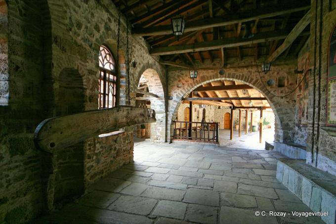 Le monastère du Grand Météore a été bâti au milieu du XIVe siècle par Saint Athanase - Grèce