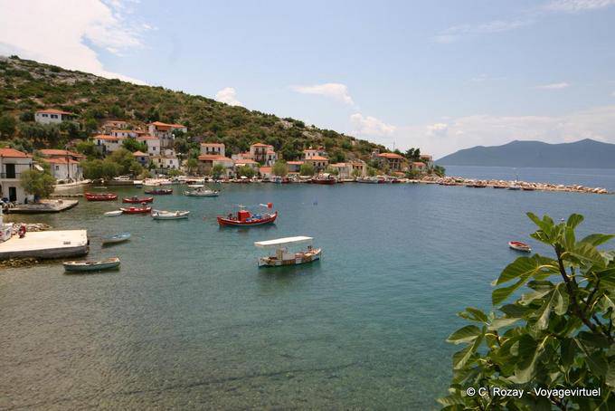 Vue générale de l'anse, Agia Kyriaki - Grèce