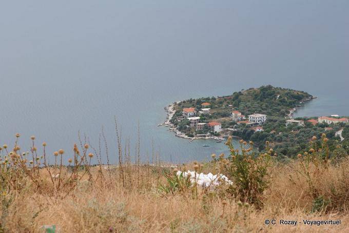 Agia Kyriaki vue de haut, pointe du Pélion - Grèce