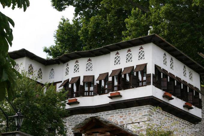 Architecture d'un habitat local, Vyzitsa, Pélion - Grèce