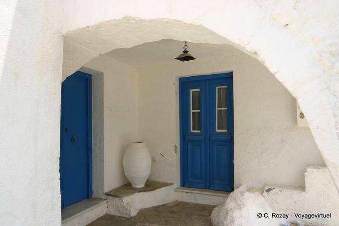 Architecture des Saroniques, île de Poros - Grèce