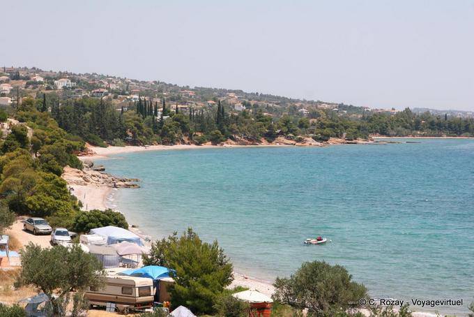 Plage et paysage, Porto Heli - Grèce