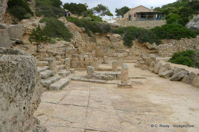 Ruines du temple d'Héra, Archeologikos Choros Ireo, Vouliagmeni - Grèce