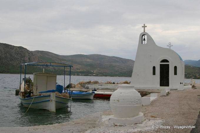Chapelle d'Agios Nikolaos - Lac de Vouliagmeni - Grèce