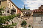 Cellules des moines, Monastère Osios Loukas, Grèce.