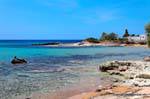 Kimolos, plage de Bonatsa, Grèce.
