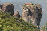 Panorama du monastère Aghia Triada, Les Météores, Grèce.