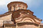 Architecture extérieure de l'église, monastère du Grand Météore, Grèce.