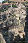 Panoramique sur le monastère de Varlaam, Les Météores, Grèce.