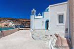 Milos, Firopotamos, une église, Grèce.