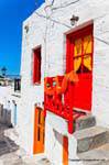 Milos, couleurs de Plaka, Grèce.