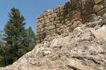 Eléments de la muraille cyclopéenne, Mycènes, Grèce.