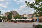 Nauplie, place des Philhellènes, Grèce.