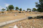 Ruines du sanctuaire de Poséidon, île de Poros, Grèce.