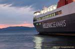 Ferry Hellenic Seaways, île de Poros, Grèce.