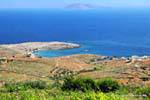 Sérifos, Platis Gialos, vue panoramique, Grèce.