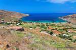 Sérifos, la baie et la plage Sikamia, Grèce.