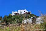 Sifnos, Artemonas, église sur la colline, Grèce.