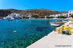 Sifnos, Faros Sifnou, sur le quai, Grèce.