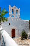 Sifnos, Kastro, église au centre du village, Grèce.